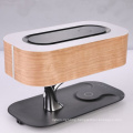 5W wooden bedroom Desk Touch Led Wireless Charging table Lamp With  Speaker indoor